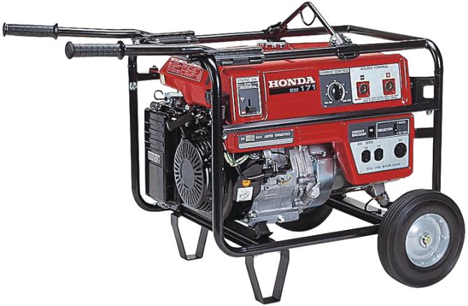 Honda 170 gas powered arc welder #7